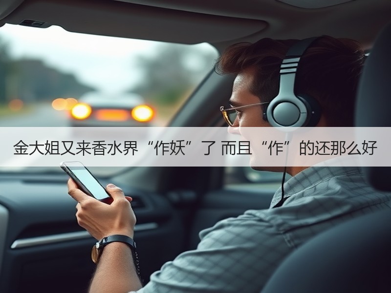 金大姐又来香水界“作妖”了 而且“作”的还那么好