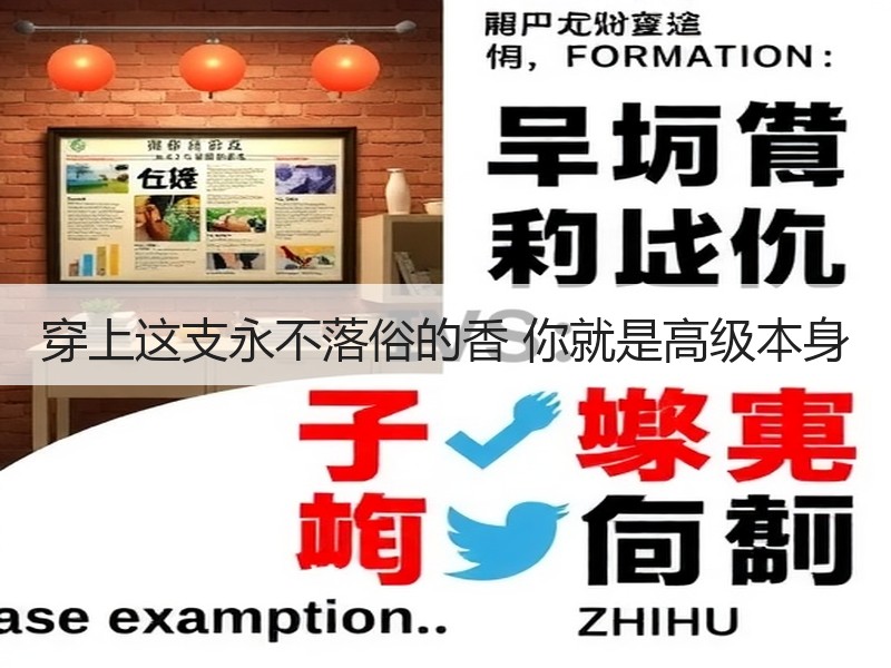 穿上这支永不落俗的香 你就是高级本身