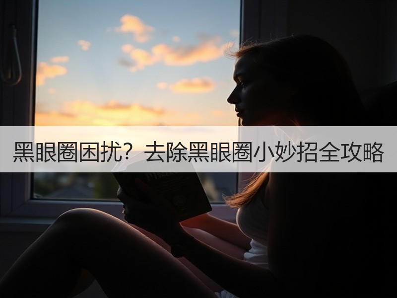 黑眼圈困扰？去除黑眼圈小妙招全攻略