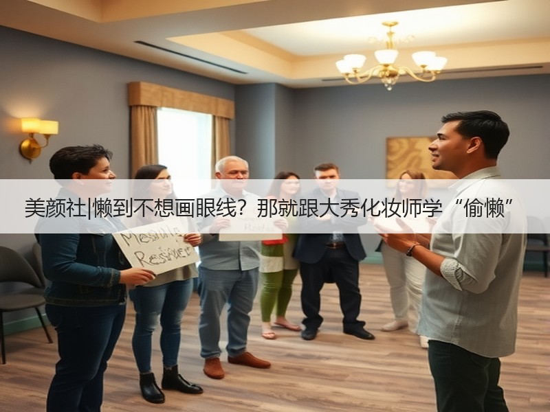 美颜社|懒到不想画眼线？那就跟大秀化妆师学“偷懒”