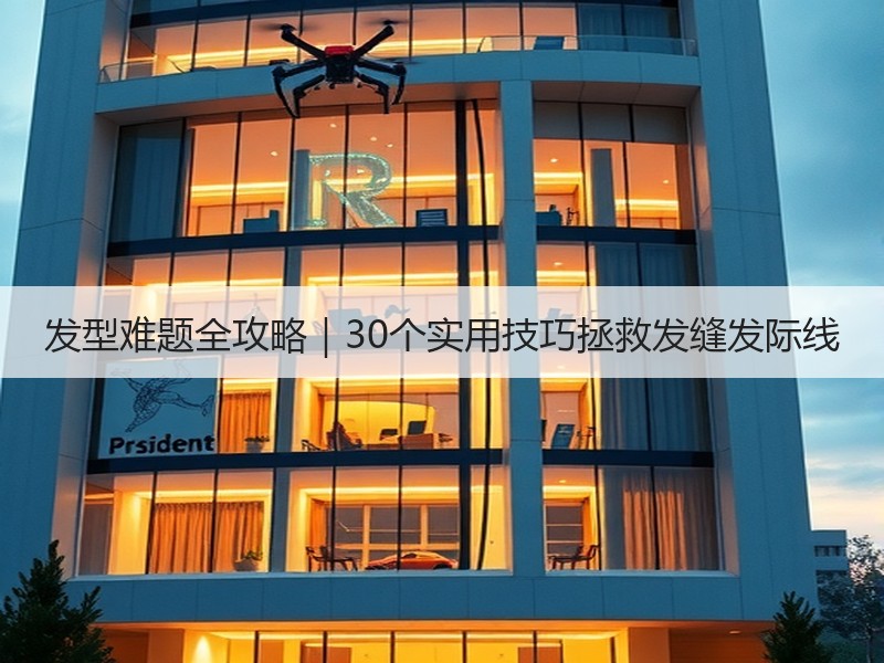 发型难题全攻略｜30个实用技巧拯救发缝发际线