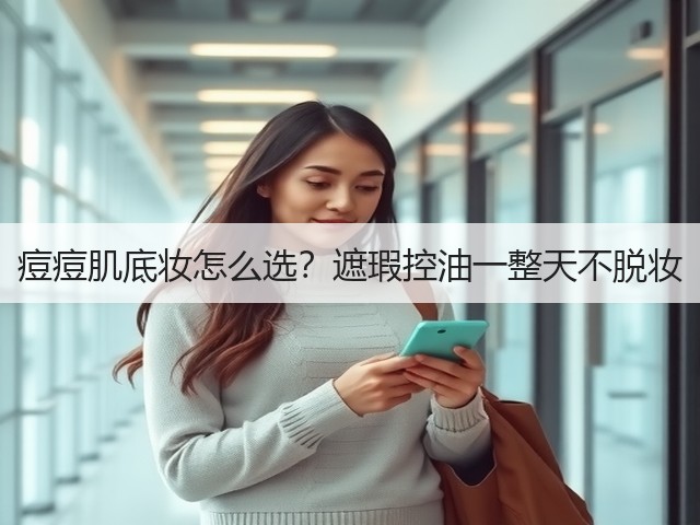 痘痘肌底妆怎么选？遮瑕控油一整天不脱妆(图2)