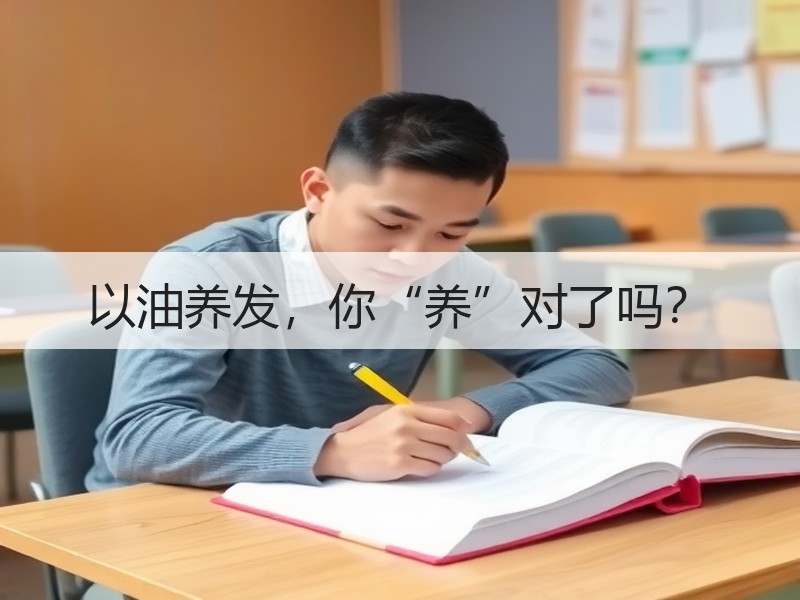 以油养发，你“养”对了吗？