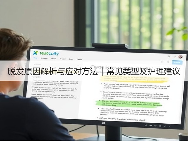 脱发原因解析与应对方法|常见类型及护理建议(图2) 脱发原因解析与应对方法|常见类型及护理建议(图2)