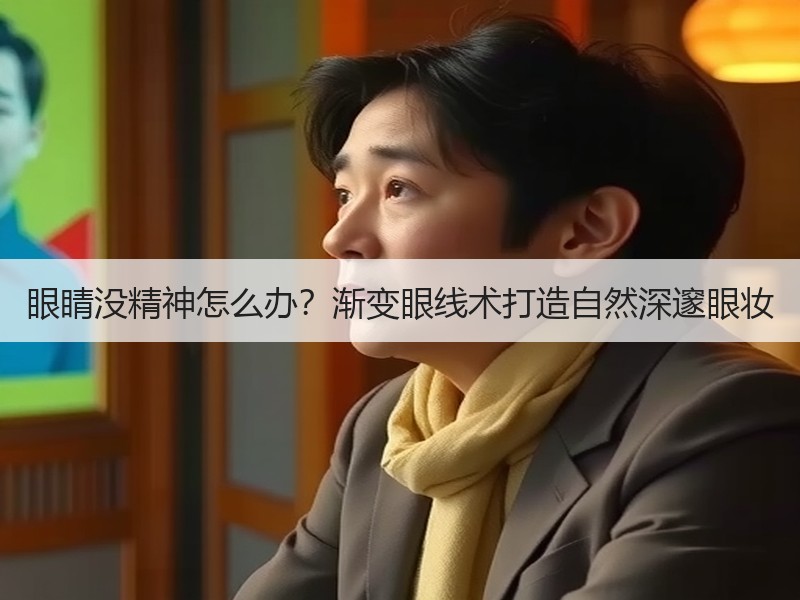 眼睛没精神怎么办？渐变眼线术打造自然深邃眼妆