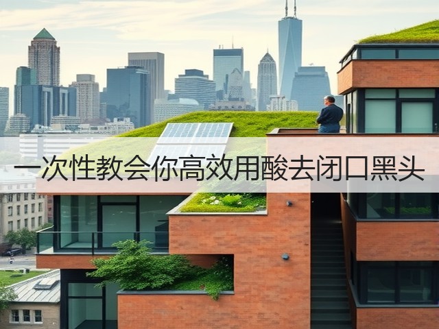 一次性教会你高效用酸去闭口黑头(图2)