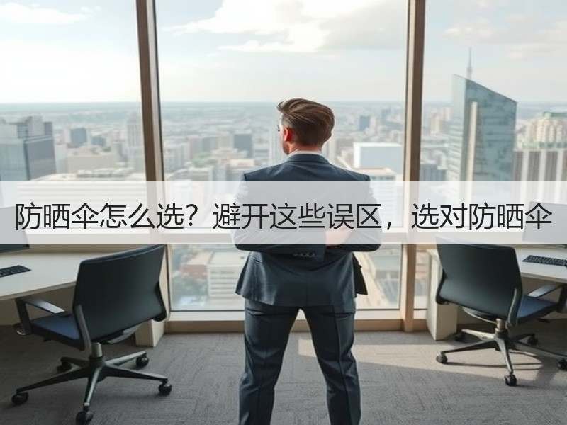 防晒伞怎么选？避开这些误区，选对防晒伞