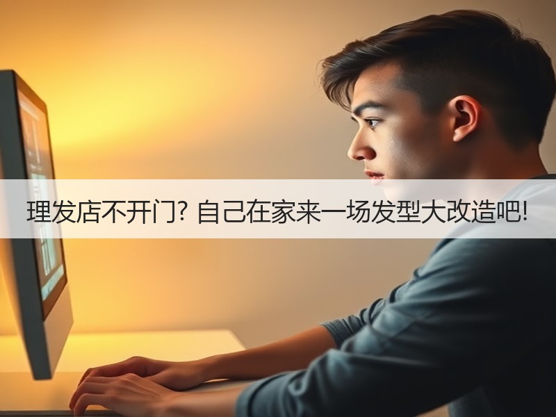 理发店不开门? 自己在家来一场发型大改造吧!