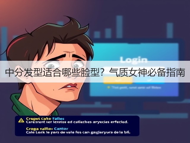 中分发型适合哪些脸型？气质女神必备指南(图3)
