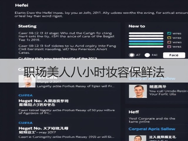 职场美人八小时妆容保鲜法(图3) 职场美人八小时妆容保鲜法(图3)