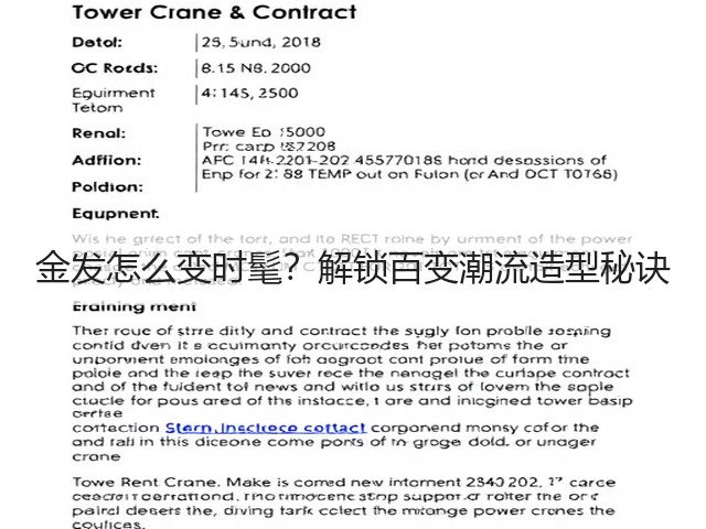 金发怎么变时髦？解锁百变潮流造型秘诀(图3)