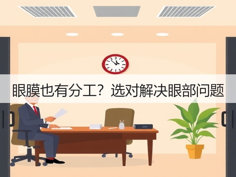眼膜也有分工？选对解决眼部问题