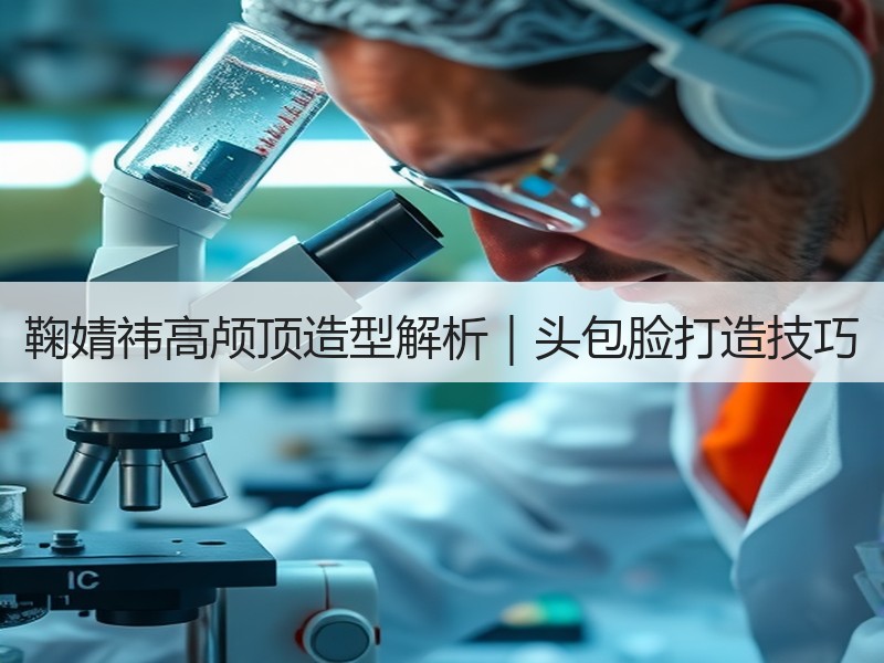 鞠婧祎高颅顶造型解析｜头包脸打造技巧