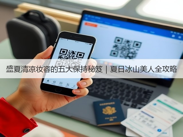 盛夏清凉妆容的五大保持秘笈｜夏日冰山美人全攻略(图3)