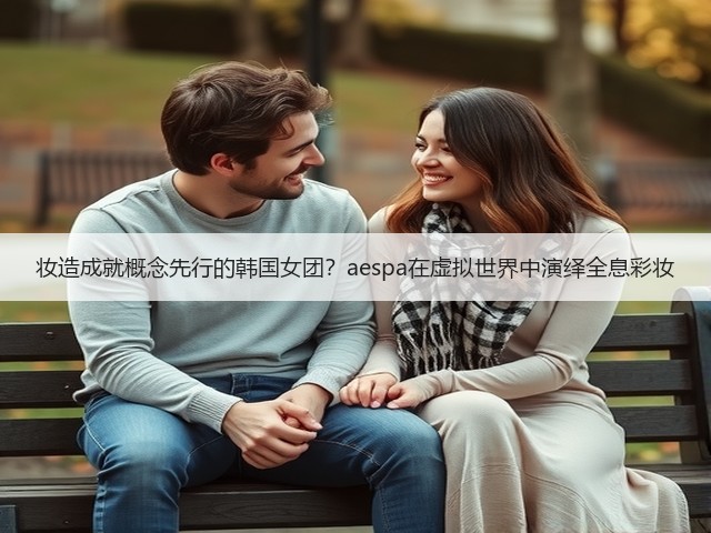 妆造成就概念先行的韩国女团？aespa在虚拟世界中演绎全息彩妆(图3)