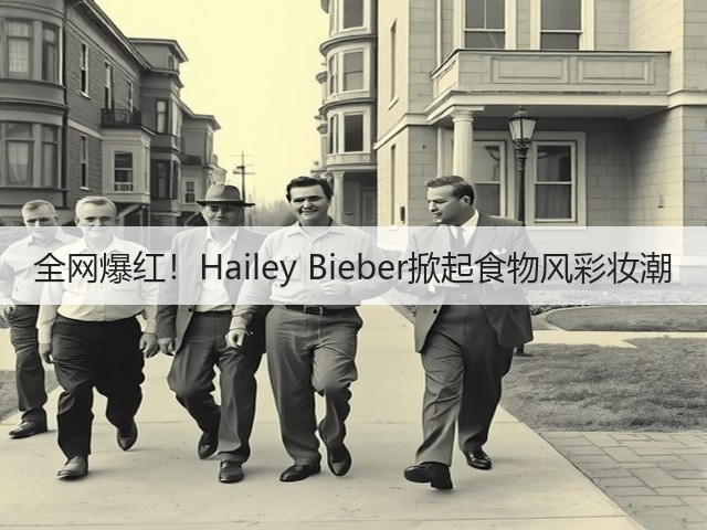 全网爆红!Hailey Bieber掀起食物风彩妆潮(图3) 全网爆红!Hailey Bieber掀起食物风彩妆潮(图3)