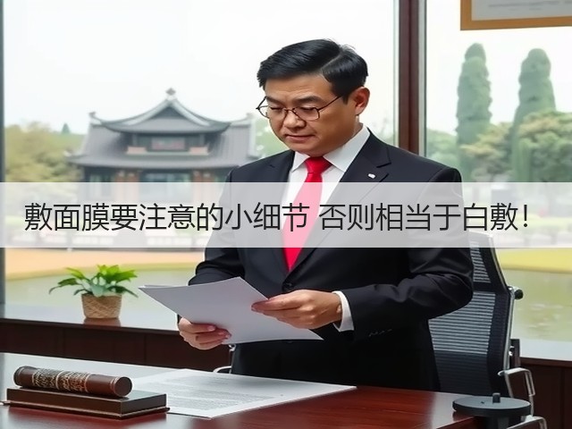 敷面膜要注意的小细节 否则相当于白敷!(图3) 敷面膜要注意的小细节 否则相当于白敷!(图3)