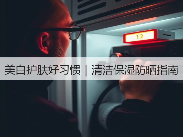 美白护肤好习惯｜清洁保湿防晒指南(图1)