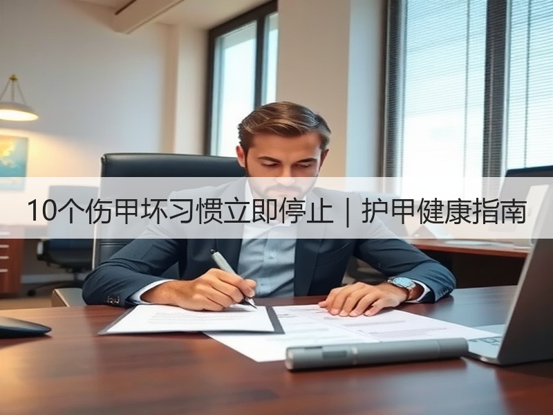 10个伤甲坏习惯立即停止｜护甲健康指南