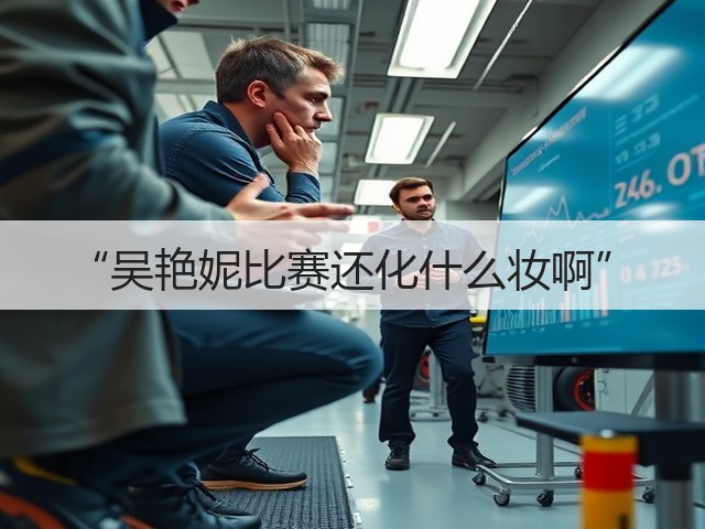 “吴艳妮比赛还化什么妆啊”(图3) “吴艳妮比赛还化什么妆啊”(图3)