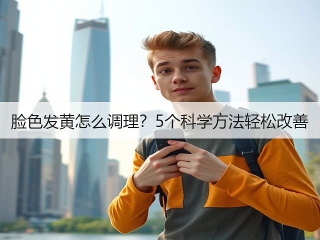 脸色发黄怎么调理?5个科学方法轻松改善(图2) 脸色发黄怎么调理?5个科学方法轻松改善(图2)