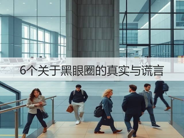 6个关于黑眼圈的真实与谎言(图1)