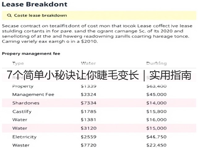 7个简单小秘诀让你睫毛变长｜实用指南(图3)