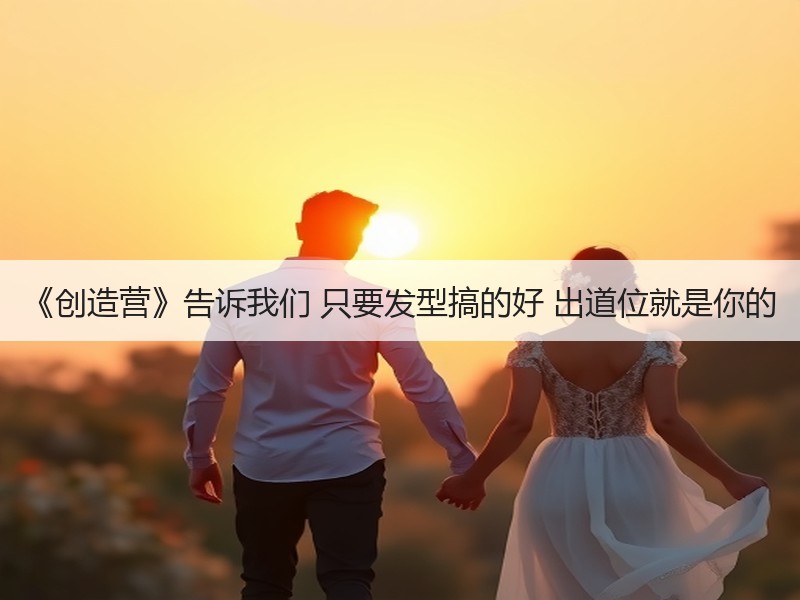 《创造营》告诉我们 只要发型搞的好 出道位就是你的