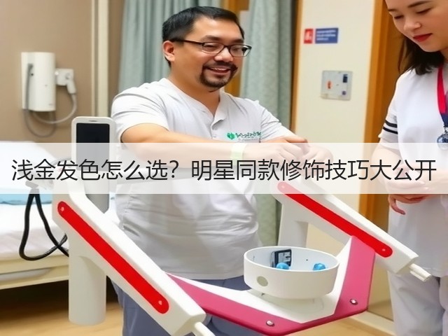浅金发色怎么选？明星同款修饰技巧大公开(图3)