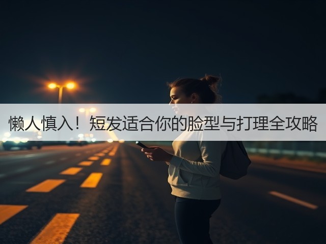 懒人慎入！短发适合你的脸型与打理全攻略(图3)