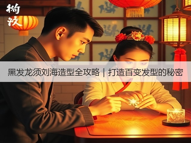 黑发龙须刘海造型全攻略|打造百变发型的秘密(图3) 黑发龙须刘海造型全攻略|打造百变发型的秘密(图3)