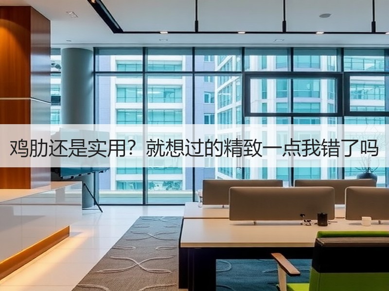 鸡肋还是实用？就想过的精致一点我错了吗
