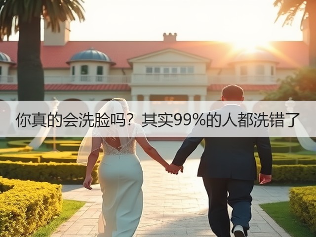 你真的会洗脸吗？其实99%的人都洗错了(图3)