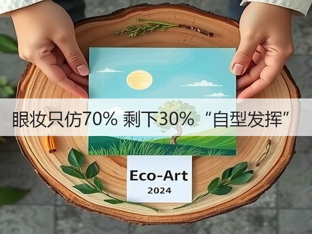 眼妆只仿70% 剩下30%“自型发挥”(图2) 眼妆只仿70% 剩下30%“自型发挥”(图2)