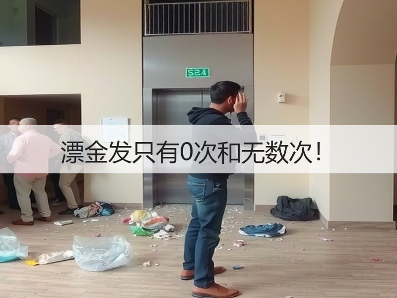 漂金发只有0次和无数次！