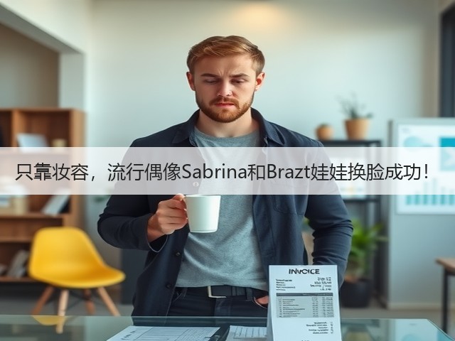 只靠妆容,流行偶像Sabrina和Brazt娃娃换脸成功!(图2) 只靠妆容,流行偶像Sabrina和Brazt娃娃换脸成功!(图2)