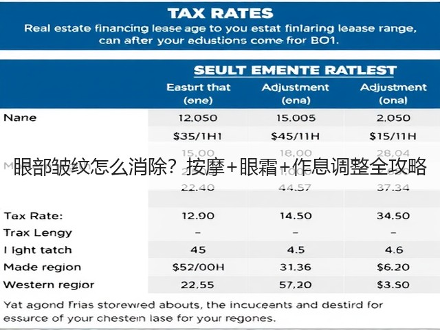 眼部皱纹怎么消除？按摩+眼霜+作息调整全攻略(图3)