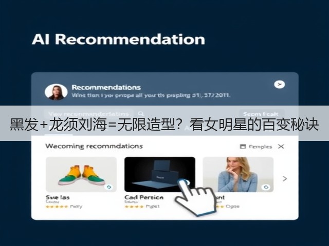 黑发+龙须刘海=无限造型?看女明星的百变秘诀(图3) 黑发+龙须刘海=无限造型?看女明星的百变秘诀(图3)