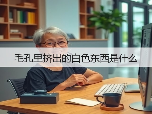 毛孔里挤出的白色东西是什么(图2)