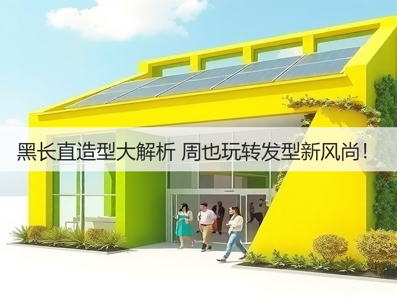 黑长直造型大解析 周也玩转发型新风尚！