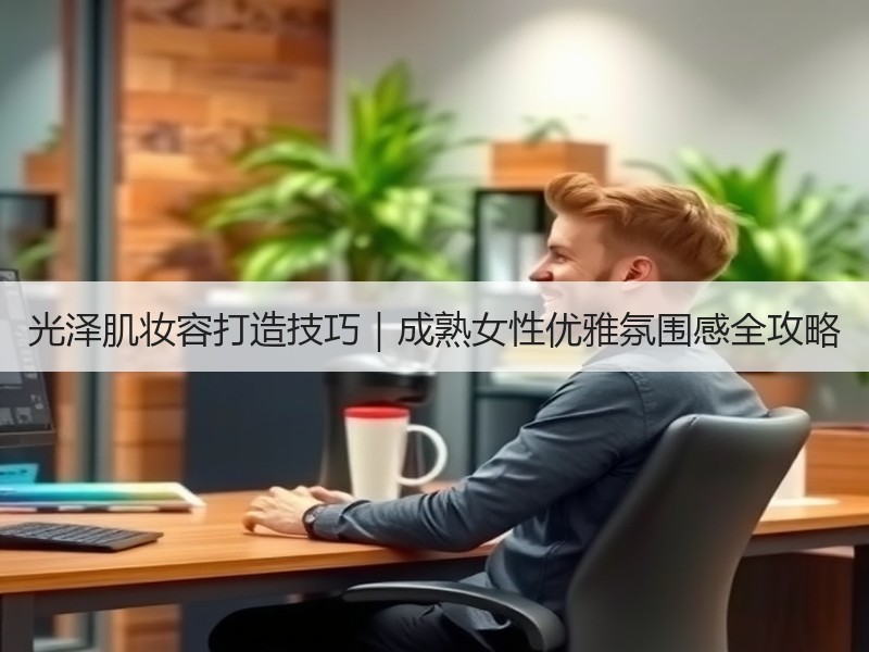 光泽肌妆容打造技巧｜成熟女性优雅氛围感全攻略