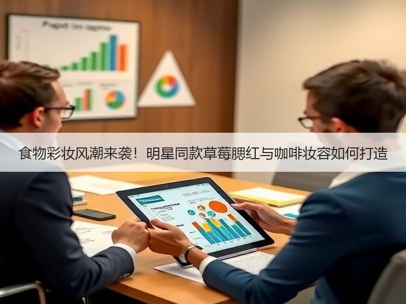 食物彩妆风潮来袭！明星同款草莓腮红与咖啡妆容如何打造