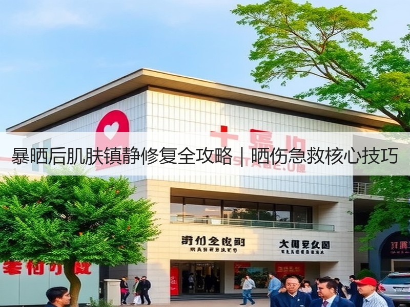 暴晒后肌肤镇静修复全攻略｜晒伤急救核心技巧