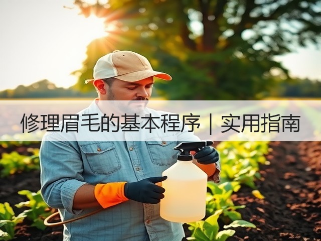 修理眉毛的基本程序｜实用指南(图2)