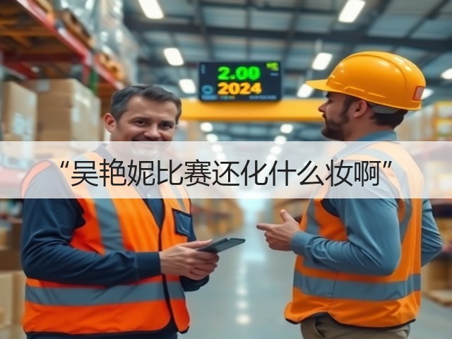 “吴艳妮比赛还化什么妆啊”(图3)