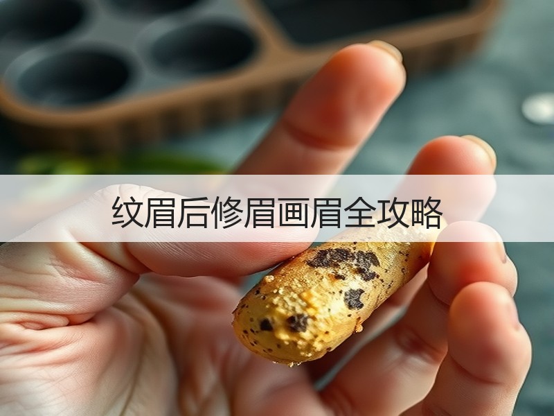 纹眉后修眉画眉全攻略