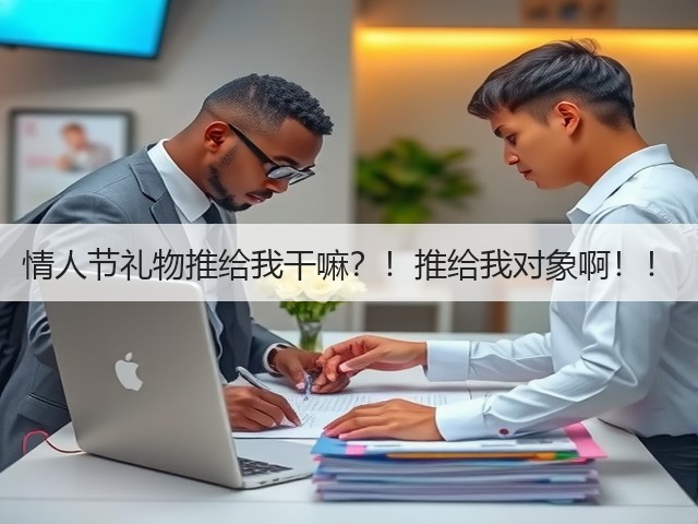 情人节礼物推给我干嘛？！推给我对象啊！！(图2)