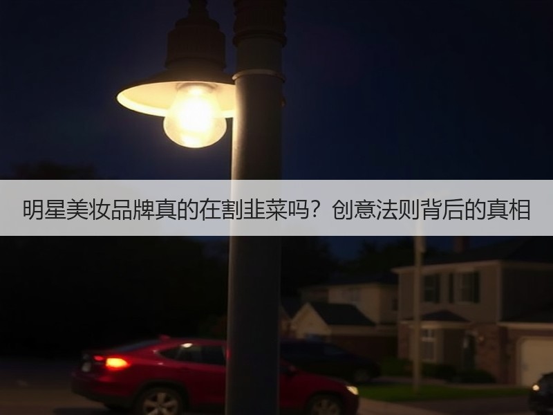 明星美妆品牌真的在割韭菜吗？创意法则背后的真相