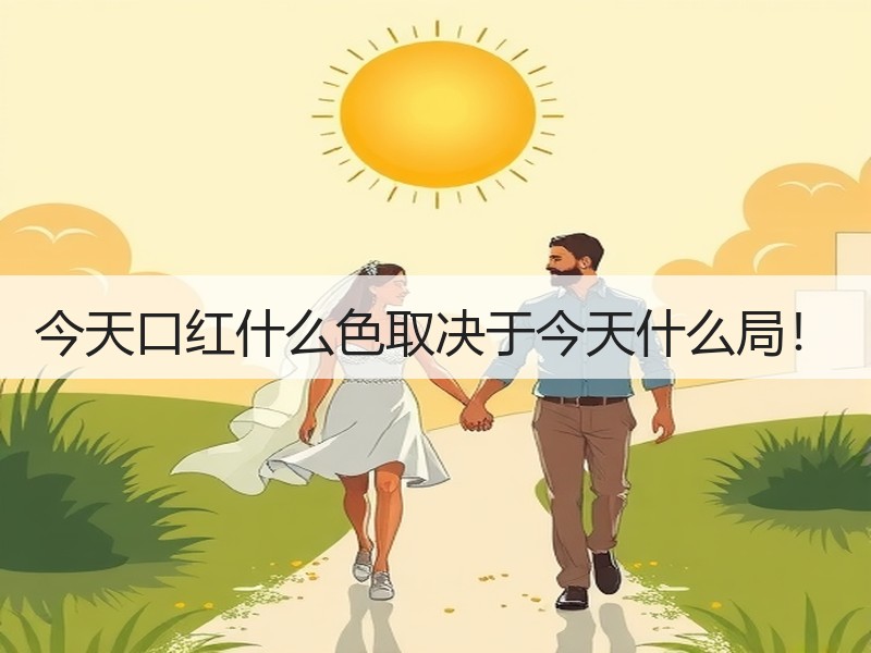今天口红什么色取决于今天什么局！