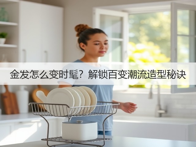 金发怎么变时髦？解锁百变潮流造型秘诀(图1)